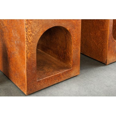 Invicta Konsola ART AMBIENTE miedziany beton 120 x 76 x 38cm / 44309