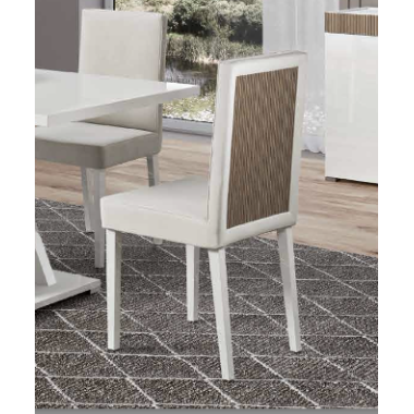ETNA WHITE Włoskie krzesło tapicerowane 50cm