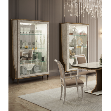 ROMANTICA Włoska Witryna 3 drzwiowa 178cm / Adora