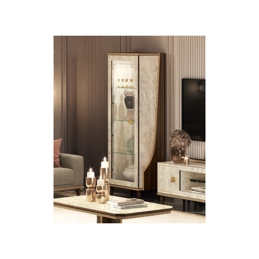 ROMANTICA Włoska Witryna 1 drzwiowa 78cm / Adora