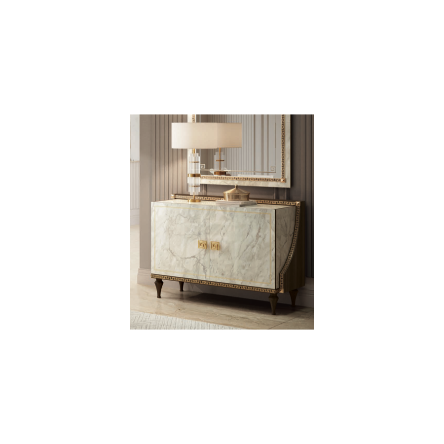 ROMANTICA Włoska Komoda 2 drzwiowa 119cm / Adora