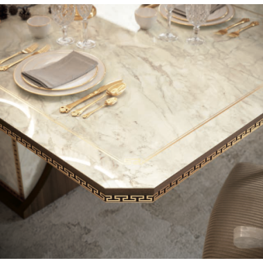 ROMANTICA Włoski Stół do jadalni rozkładany 200 + 50 + 50 x 115cm / Adora