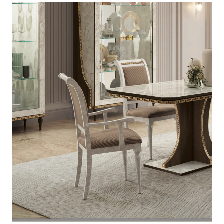 ROMANTICA Włoskie krzesło z podłokietnikiem 62cm / Adora