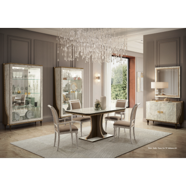 ROMANTICA Włoskie krzesło tapicerowane 54cm / Adora