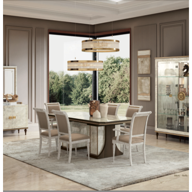 ROMANTICA Włoskie krzesło tapicerowane 54cm / Adora