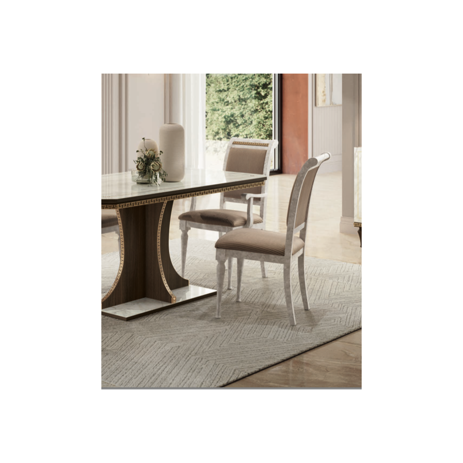 ROMANTICA Włoskie krzesło tapicerowane 54cm / Adora