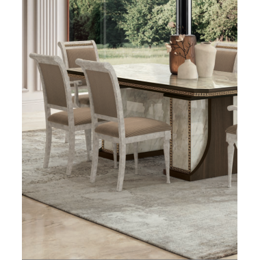 ROMANTICA Włoskie krzesło tapicerowane 54cm / Adora