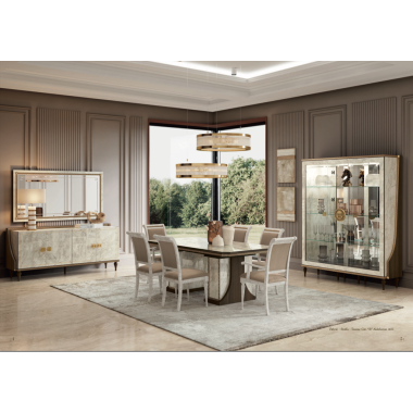 ROMANTICA Włoska Witryna 3 drzwiowa 178cm / Adora