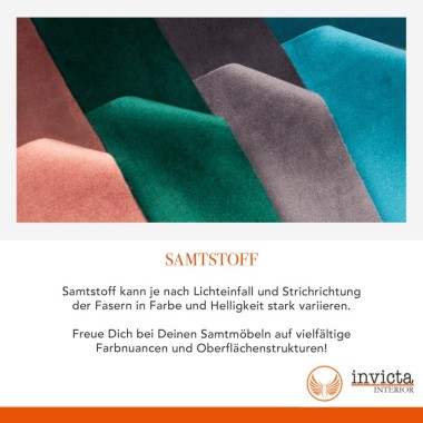 Invicta Fotel obrotowy PAPILLON 360° szampański aksamit 83 - 90cm / 44226