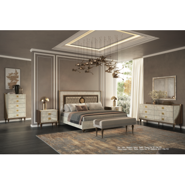 ROMANTICA Włoska Szafka nocna 69 x 65 x 46cm / Adora