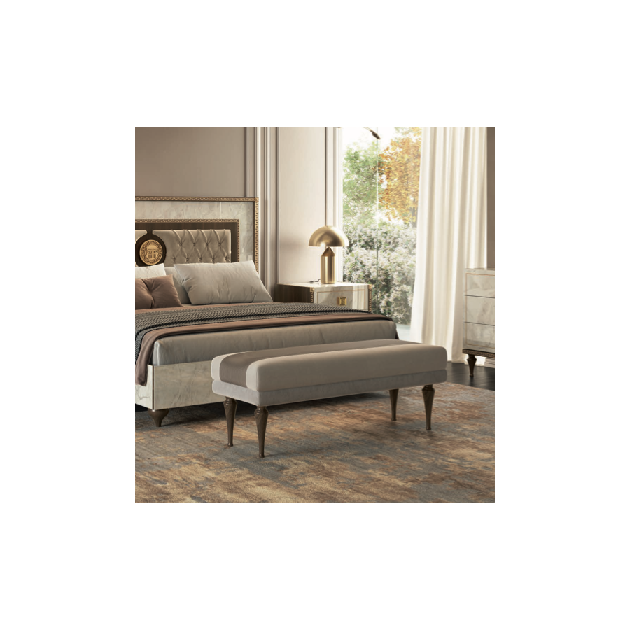 ROMANTICA Włoska ława do sypialni 140 x 50 x 46 cm / Adora