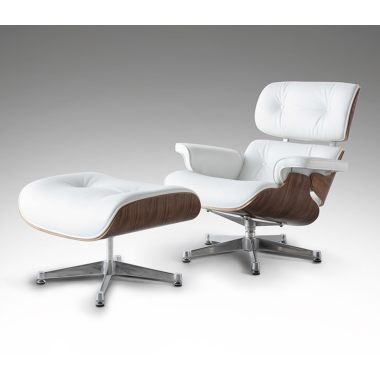 Schuller Fotel relaksacyjny z podnóżkiem EAMES 87cm / 448394