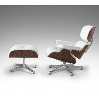 Schuller Fotel relaksacyjny z podnóżkiem EAMES 87cm / 448394