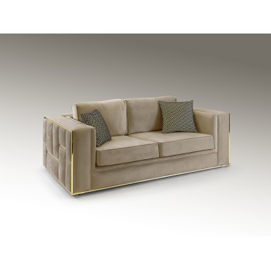 Schuller Sofa 2 osobowa Berlin beżowa 202cm / 9021037