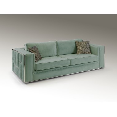 Schuller Sofa 3 osobowa BERLIN zielona 250cm / 9032187