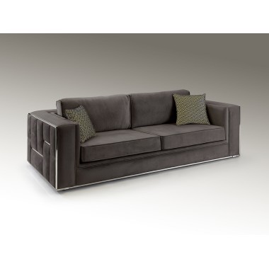 Schuller Sofa 3 osobowa BERLIN brązowa 250cm / 9032279