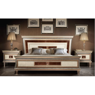 DOLCE VITA Włoskie Łóżko Queen Size 160 x 190/200 x 200cm / ArredoClassic