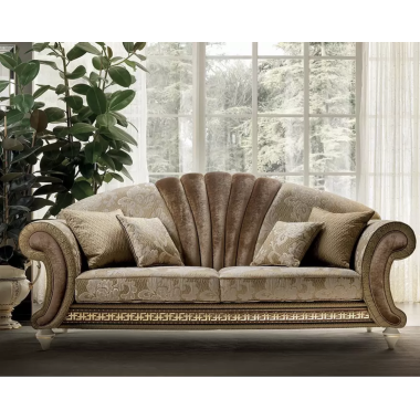 FANTASIA Włoska sofa tapicerowana 3 osobowa kat. B 234 x 86cm / Arredoclassic