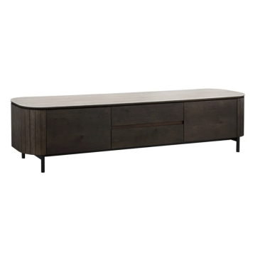 Szafka TV RITZ 2 drzwiowa brązowa 200 x 47 x 45cm / 8711