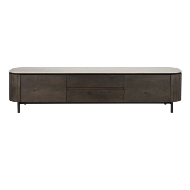 Szafka TV RITZ 2 drzwiowa brązowa 200 x 47 x 45cm / 8711