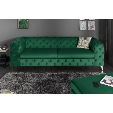 MODERN BAROCK Sofa  240 cm zielono złota / 39312