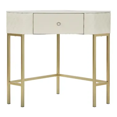 Włoska Toaletka SHARON ANGOLARE narożna biała 84,5 x 77 x 60cm / 1428290000