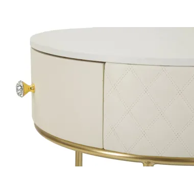 Włoska Toaletka z pufą SHARON Ø  52 x 70cm / 1428300000