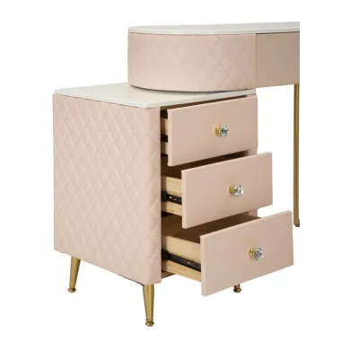 Włoska Toaletka SHARON ROSA z Pufą 120 x 75x 40cm / 142835000R