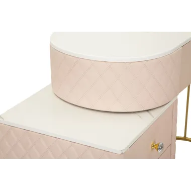 Włoska Toaletka SHARON ROSA z Pufą 120 x 75x 40cm / 142835000R