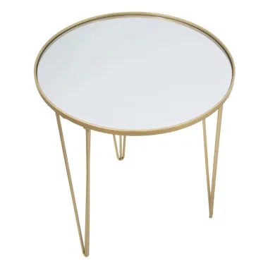 Stolik kawowy GLAM GOLD MIRROR Ø 50 x 58,5cm / 1420640001