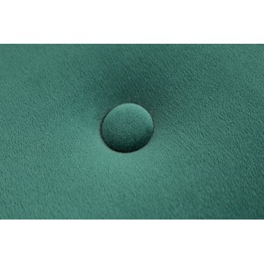 Obrotowy stołek LOUNGER szmaragdowo zielony aksamit / 39514