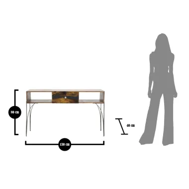 Konsola MUSTANG akacja 130 x 40 x 80cm / 1424540000