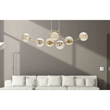 Lampa wisząca JAPAN 7 punktów 115 x 36 x 116cm / 1712450007