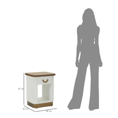 Szafka nocna TOLOSA 48 x 40 x 62cm / 1428070000