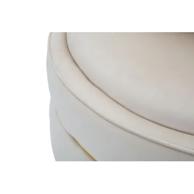 Fotel PARIS SPACE Kremowy/Złoty Ø 84 x 72cm / 142410000C