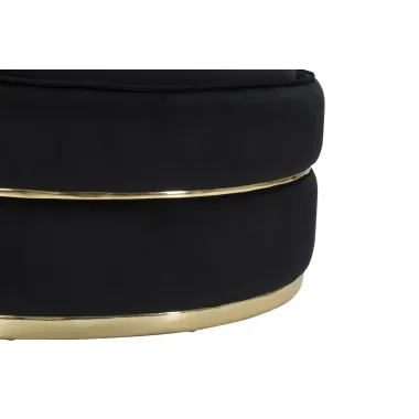 Fotel PARIS SPACE Czarny/Złoty Ø 84 x 72cm / 142410000N