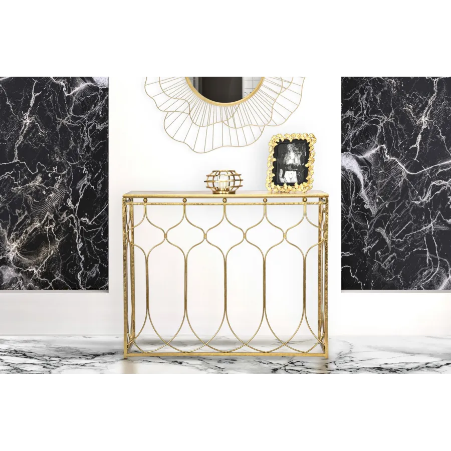 Konsola złota ARAB 96 x 41 x 78cm / 1423760000