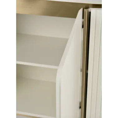 Livin Hill Stilig ST121 Komoda złamana biel złote zdobienia 180 x 90 x 40cm