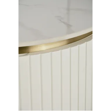 Livin Hill Stilig ST121 Komoda złamana biel złote zdobienia 180 x 90 x 40cm