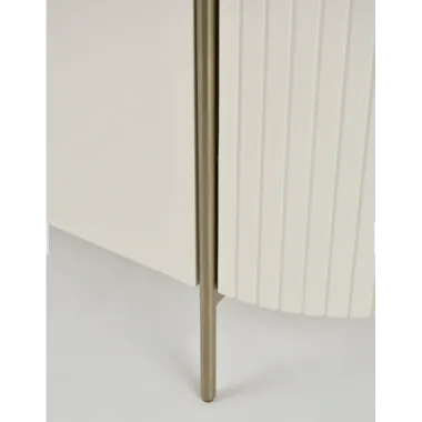 Livin Hill Stilig ST121 Komoda złamana biel złote zdobienia 180 x 90 x 40cm