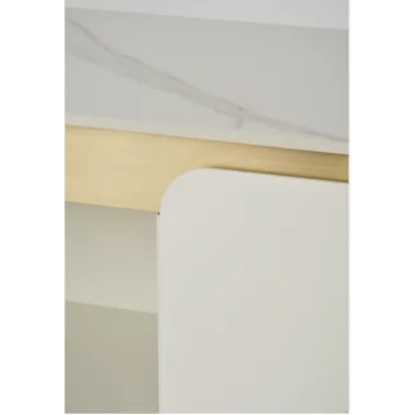 Livin Hill Stilig ST121 Komoda złamana biel złote zdobienia 180 x 90 x 40cm