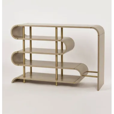 Livin Hill Stilig ST962 Konsola MDF złota rama 122 x 81 x 36cm