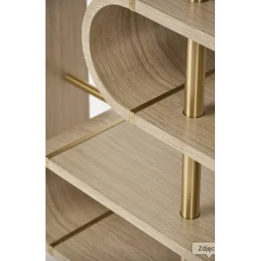 Livin Hill Stilig ST962 Konsola MDF złota rama 122 x 81 x 36cm