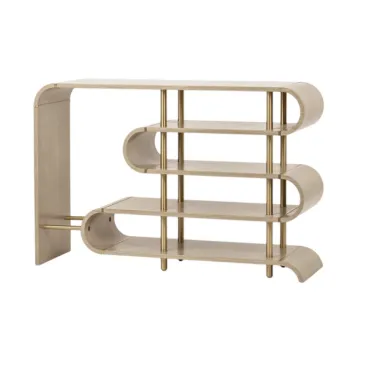 Livin Hill Stilig ST962 Konsola MDF złota rama 122 x 81 x 36cm