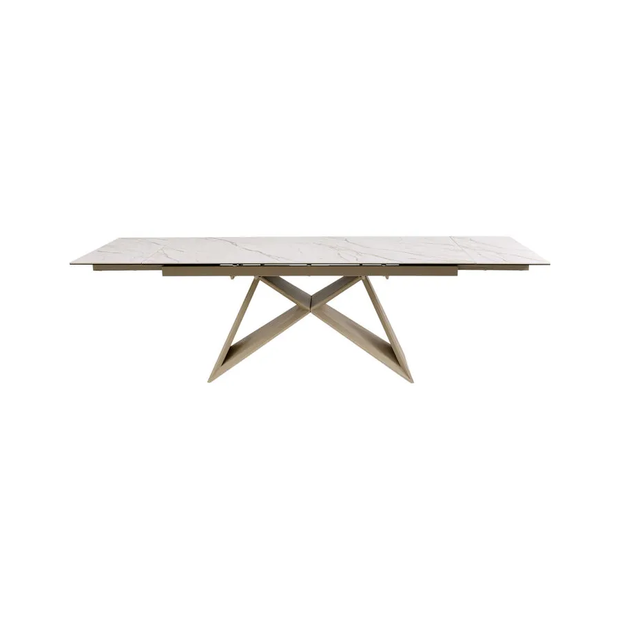 KARE Stół NELLY rozkładany ceramiczny 180 (40+40) x 90cm / 70249