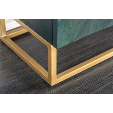 Invicta Komoda SCORPION 3D turkusowe mango 177cm / 45644