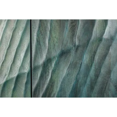 Invicta Komoda SCORPION 3D turkusowe mango 177cm / 45644