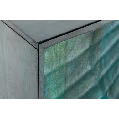 Invicta Komoda SCORPION 3D turkusowe mango 177cm / 45644