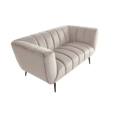 Invicta Sofa Noblesse 2 osobowa szampański aksamit 165cm / 44537