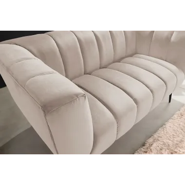 Invicta Sofa Noblesse 2 osobowa szampański aksamit 165cm / 44537